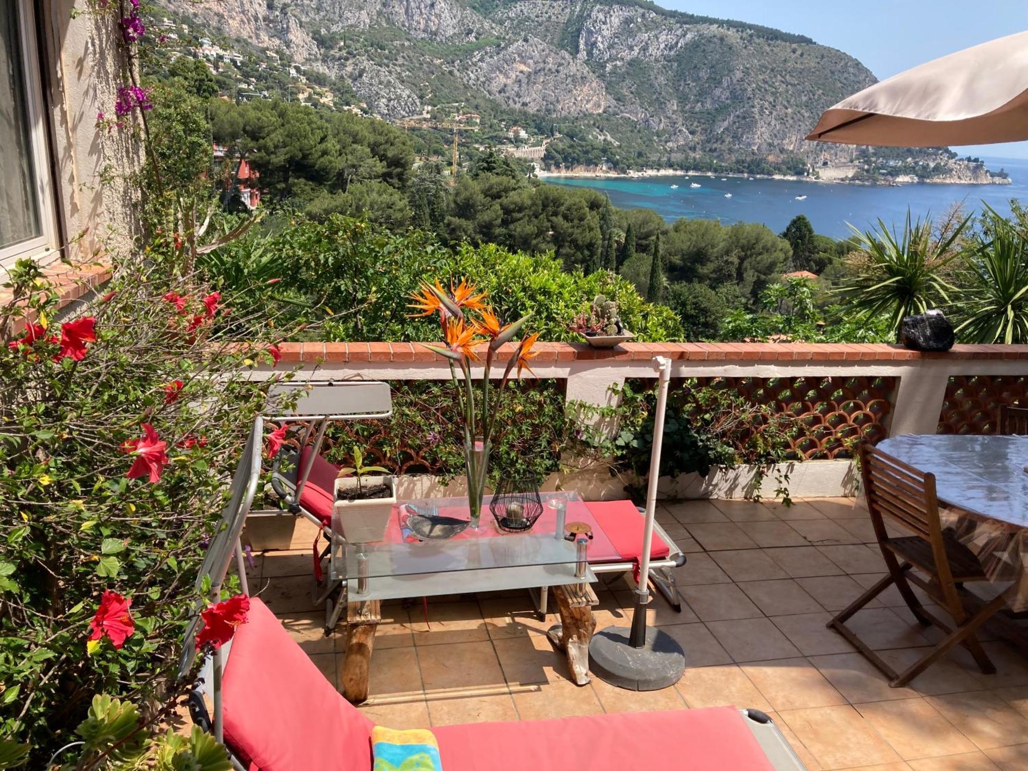Appartement Independant Dans Villa Eze Bord De Mer Dış mekan fotoğraf